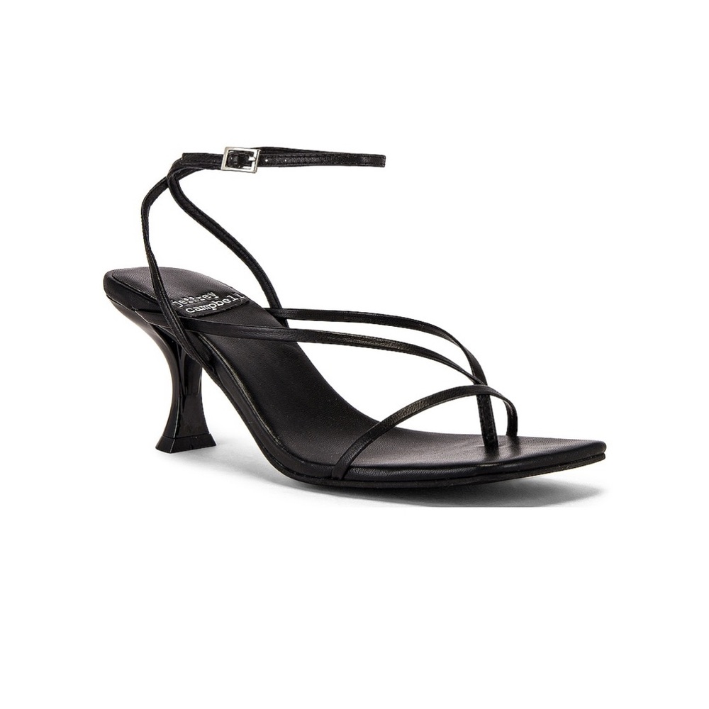 Jeffrey Campbell Black Strappy Heels